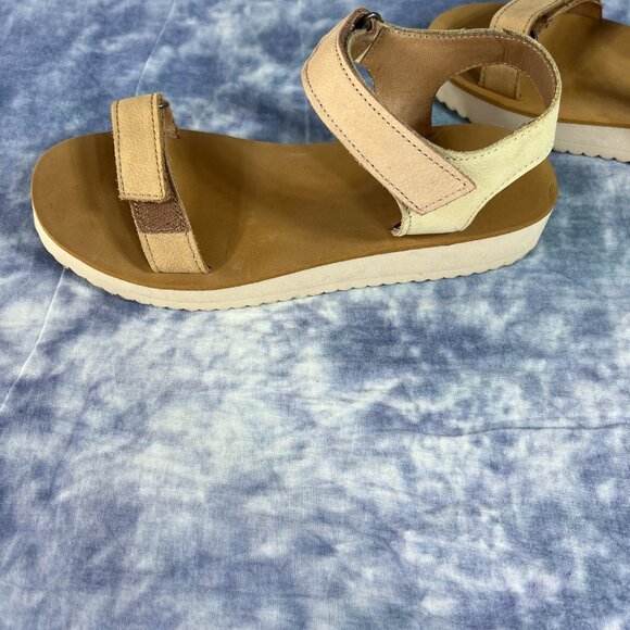 Madewell Maggie Sandal in Colorblock Sz 7 - Picture 4 of 8